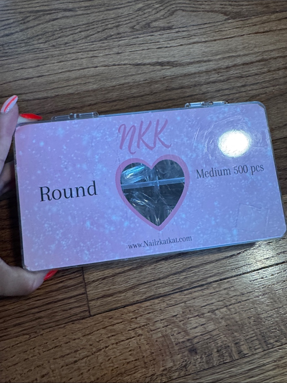 NKK Round Nail Tips - Pink Box